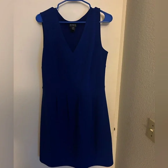 cobalt blue a line dress Marianne High Slit Satin Maxi Dress • Shop American Threads Women's Trendy Online Boutique Cobalt Blue / L / No returns/exchanges main image 0